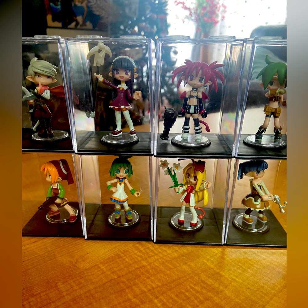 Makai Senki Disgaea: Palm Scenery Etna & Laharl & Flonne  8Set Mini Figure